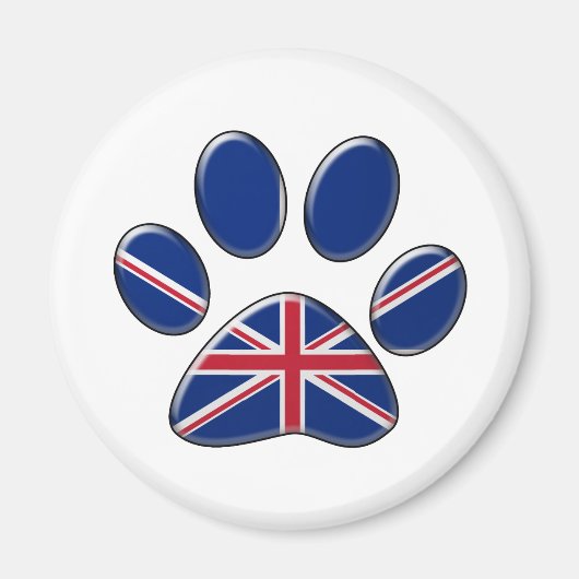 Britse patriotkat magneet (Voorkant)