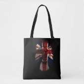 Britse Patriottische Leeuw Tote Bag (Voorkant)