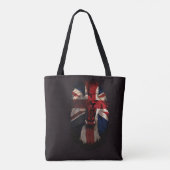 Britse Patriottische Leeuw Tote Bag (Achterkant)