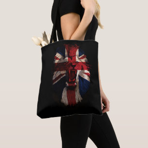 Britse Patriottische Leeuw Tote Bag