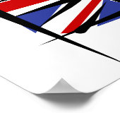 Britse penseelbanner poster (Hoek)