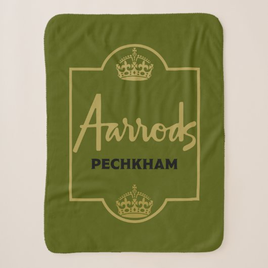 Britse Picknick Sherpa Deken (Voorkant)