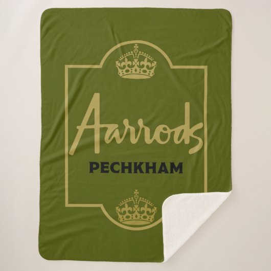 Britse picknick sherpa deken (Voorkant)