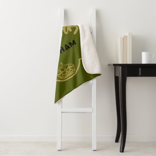 Britse picknick sherpa deken (In situ)