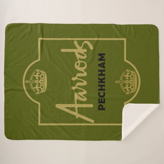 Britse picknick sherpa deken (Voorkant (horizontaal))