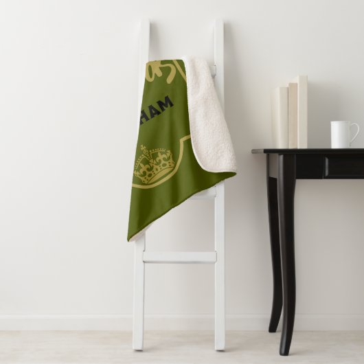 Britse picknick sherpa deken (In situ)