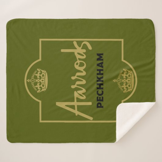 Britse picknick sherpa deken (Voorkant (horizontaal))