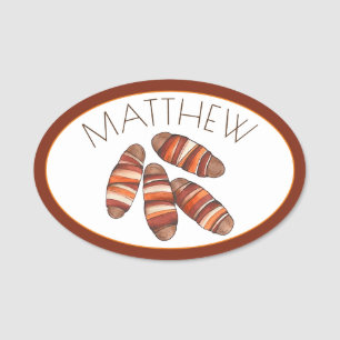 Britse piggen in Blankets kerstfeest Naamplaatje