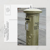 Britse pijlerdoos - George VI Briefkaart (Voorkant / Achterkant)