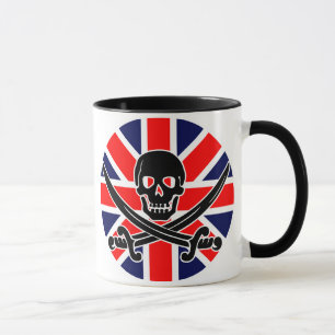 Britse piratenvlag. mok