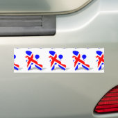 Britse poedel bumpersticker (Op auto)