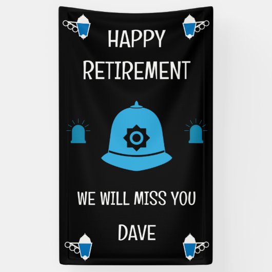 Britse Politie Cadeaus en Accessoires Spandoek (Verticaal)