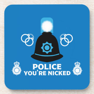 Britse politie geschenken en accessoires mok voor bier onderzetter