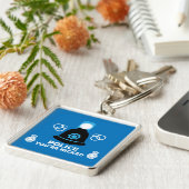 Britse politie Gifts and Accessoires Latte Mok Sleutelhanger (Zijkant)