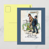 Britse  politie-humor briefkaart (Voorkant / Achterkant)