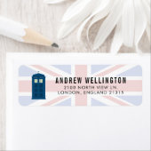 Britse Politie Oproep Box UK vlag | Retouradres Etiket (Insitu)