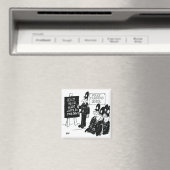 Britse Politieacademie Funny Cartoon Magneet (Insitu (Vaatwasser))