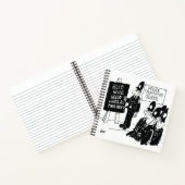 Britse Politieacademie Funny Cartoon Notitieboek (Binnen)