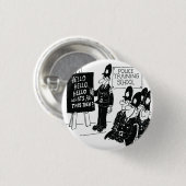 Britse Politieacademie Funny Cartoon Ronde Button 3,2 Cm (Voorkant /achterkant)