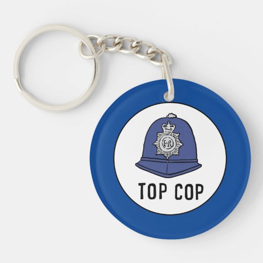 Britse politieagent of politieagent sleutelhanger (Voorkant)