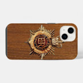  Britse politieagent pet badge E & R iPhone Hoesje (Achterkant horizontaal)