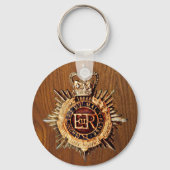  Britse politieagent pet badge E & R Sleutelhanger (Achterkant)
