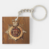  Britse politieagent pet badge E & R Sleutelhanger (Achterkant)
