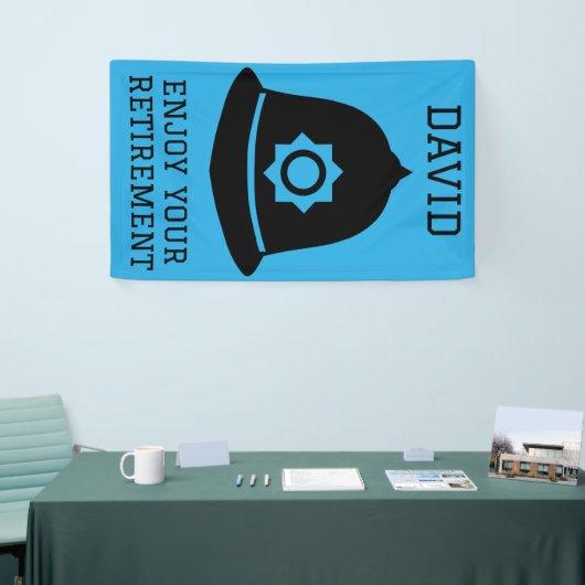 Britse politiegeschenken en accessoires spandoek (Beurs)