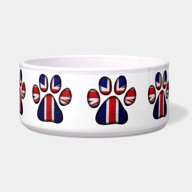 Britse Pooch voerbak Voerbakje (Voorkant)