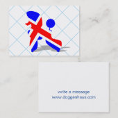 Britse Poodle Visitekaartje (Voorkant / Achterkant)