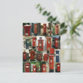 Britse postbussen briefkaart (Staand voorkant)