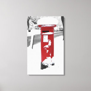 Britse PostDoos Canvas Afdruk