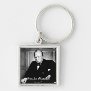 Britse premier Sir Winston Churchill Sleutelhanger