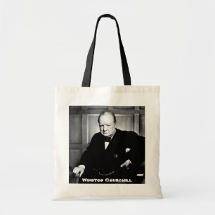 Britse premier Sir Winston Churchill Tote Bag