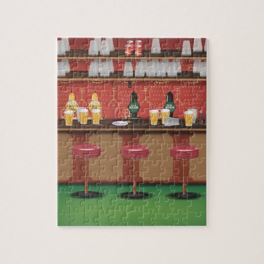 Britse Pub Bar Legpuzzel (Verticaal)