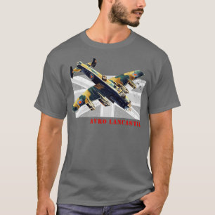 Britse RAF Avro Lancaster Bomber WW2 Vliegtuig T-shirt