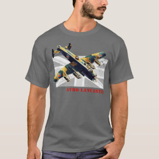 Britse RAF Avro Lancaster Bomber WW2 Vliegtuig T-shirt