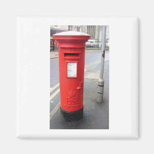 Britse Red Post Box Magneet (Voorkant)
