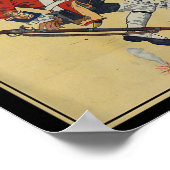 Britse Redcoat Soldier Dodges Bullets - Amerikaans Poster (Hoek)