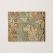 Britse Rijk  Victoriaans Wereldkaart Legpuzzel (Horizontaal)