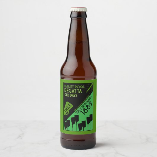 Britse rivier Thames Regatta Bier Etiket (Voorkant)
