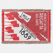 Britse rivier Thames Regatta Deken (Voorkant)