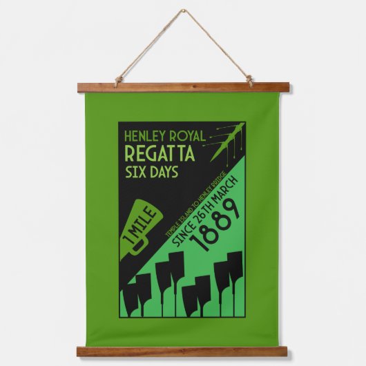 Britse rivier Thames Regatta Hangend Wandkleed (Voorkant)