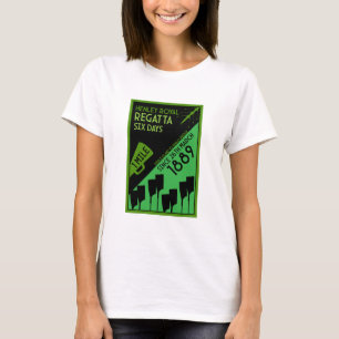 Britse rivier Thames Regatta T-shirt