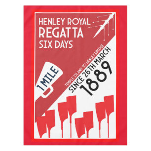 Britse rivier Thames Regatta Tafelkleed