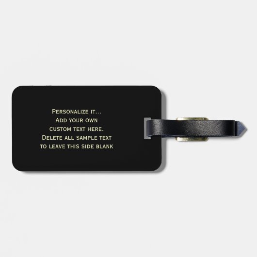  Britse rode honebox Bagagelabel (Achterkant horizontaal)