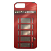 Britse rode telefooncel Case-Mate iPhone Case (Achterkant)