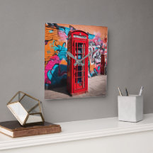 Britse rode telefooncel