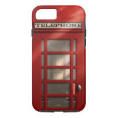  Britse rode telefoondoos Case-Mate iPhone Case (Achterkant)