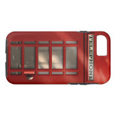 Britse rode telefoondoos Case-Mate iPhone Case (Achterkant (Horizontaal))